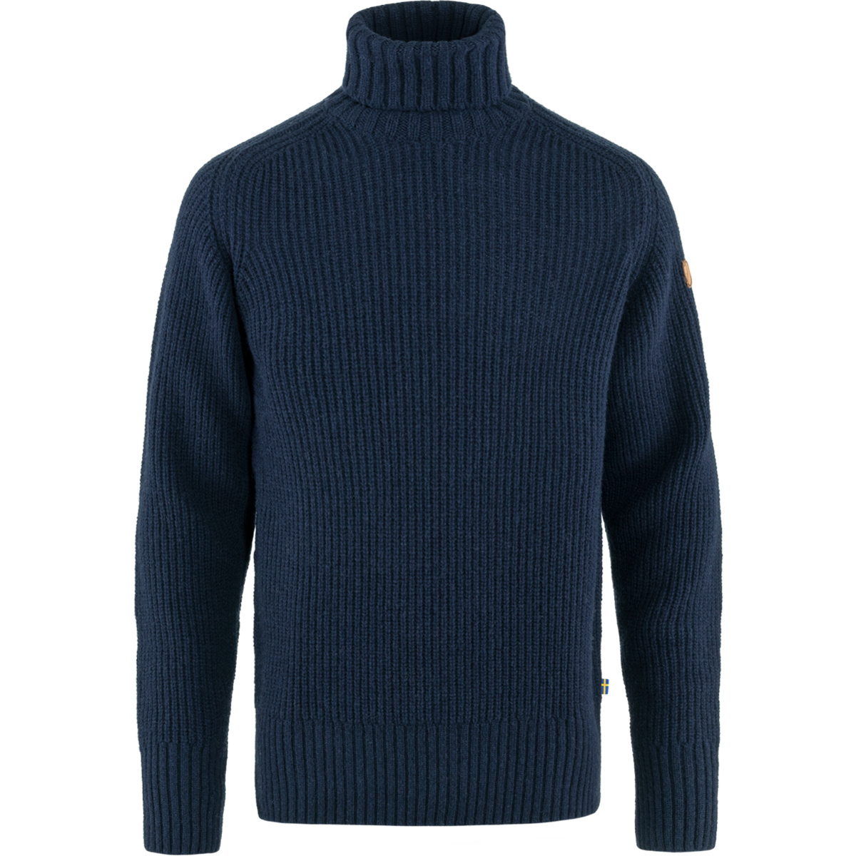 Fjällräven Uomo Maglione Övik Roller Neck (Taglia S, Blu)