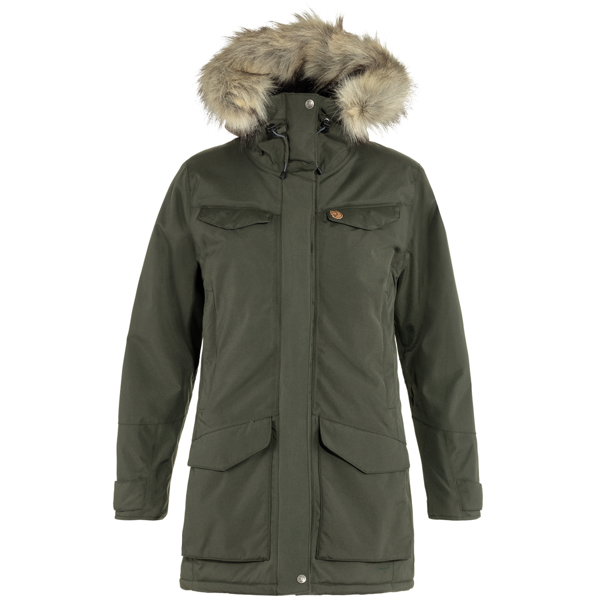 Fjällräven Damen Nuuk Parka (Größe M, oliv)