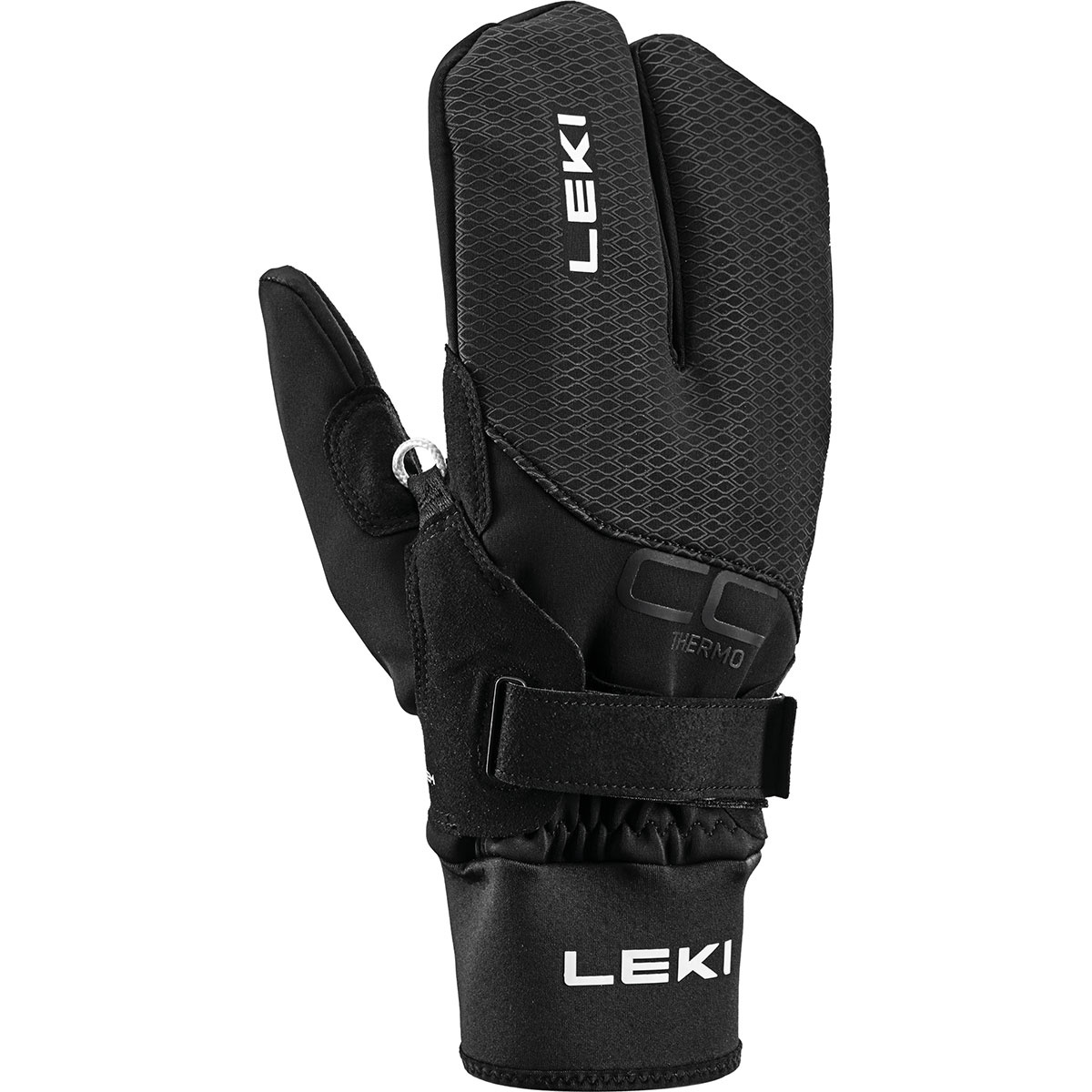 Leki CC Thermo Shark Lobster (2+2) Handschuhe (Größe 7.5, schwarz)