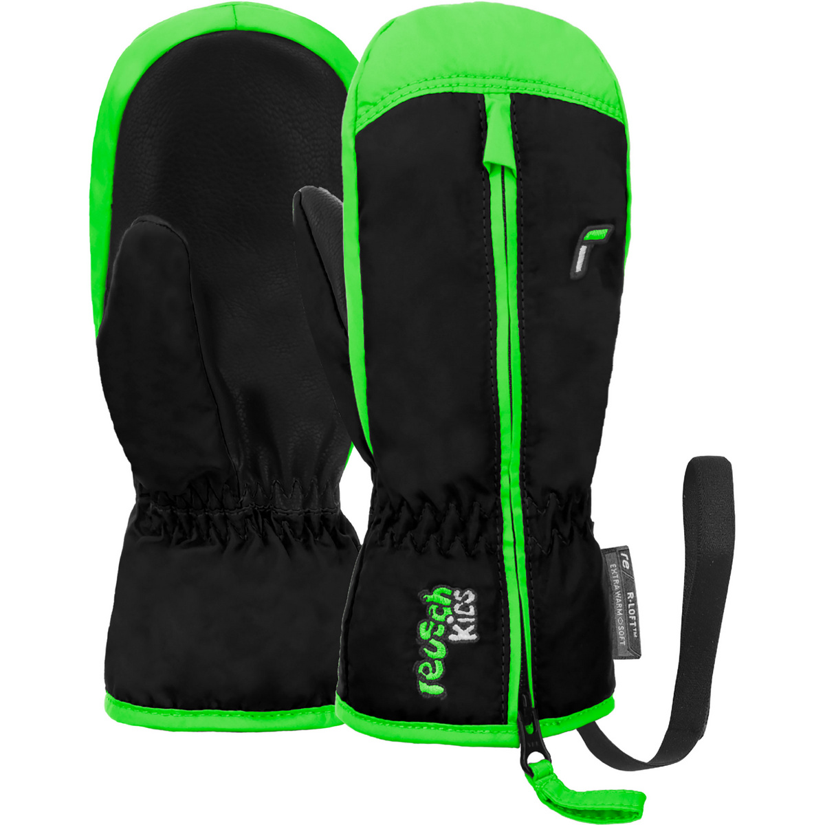 Reusch Bambino Guanti Ben (Taglia XXS, Nero)