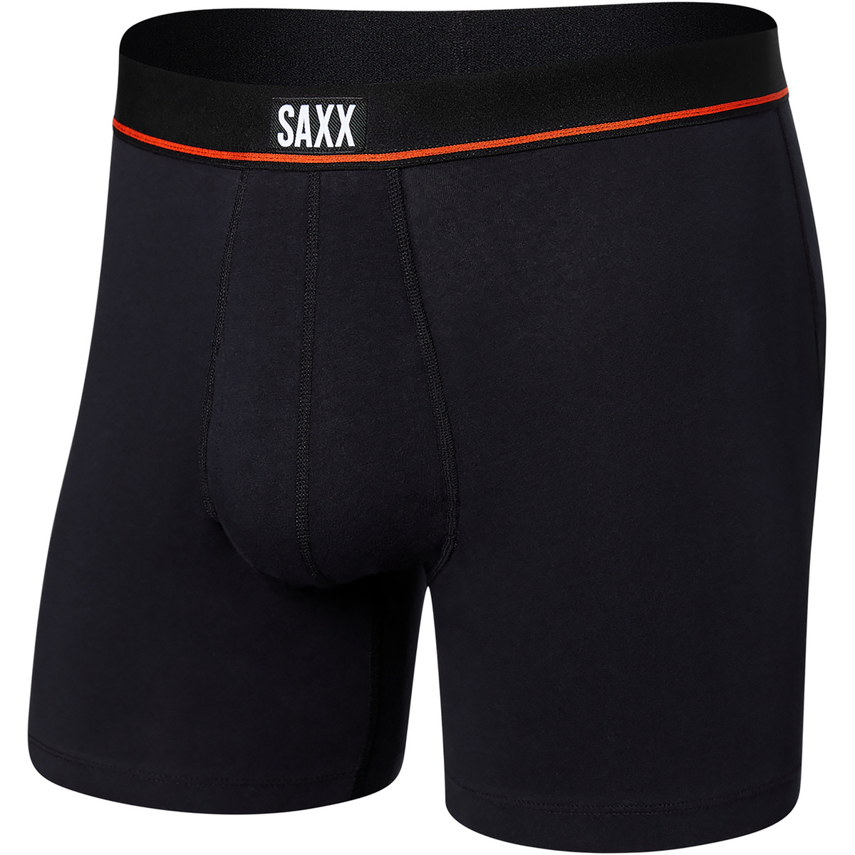 Saxx Underwear Uomo Boxer Non-Stop Stretch Cotton (Taglia XL, Nero)