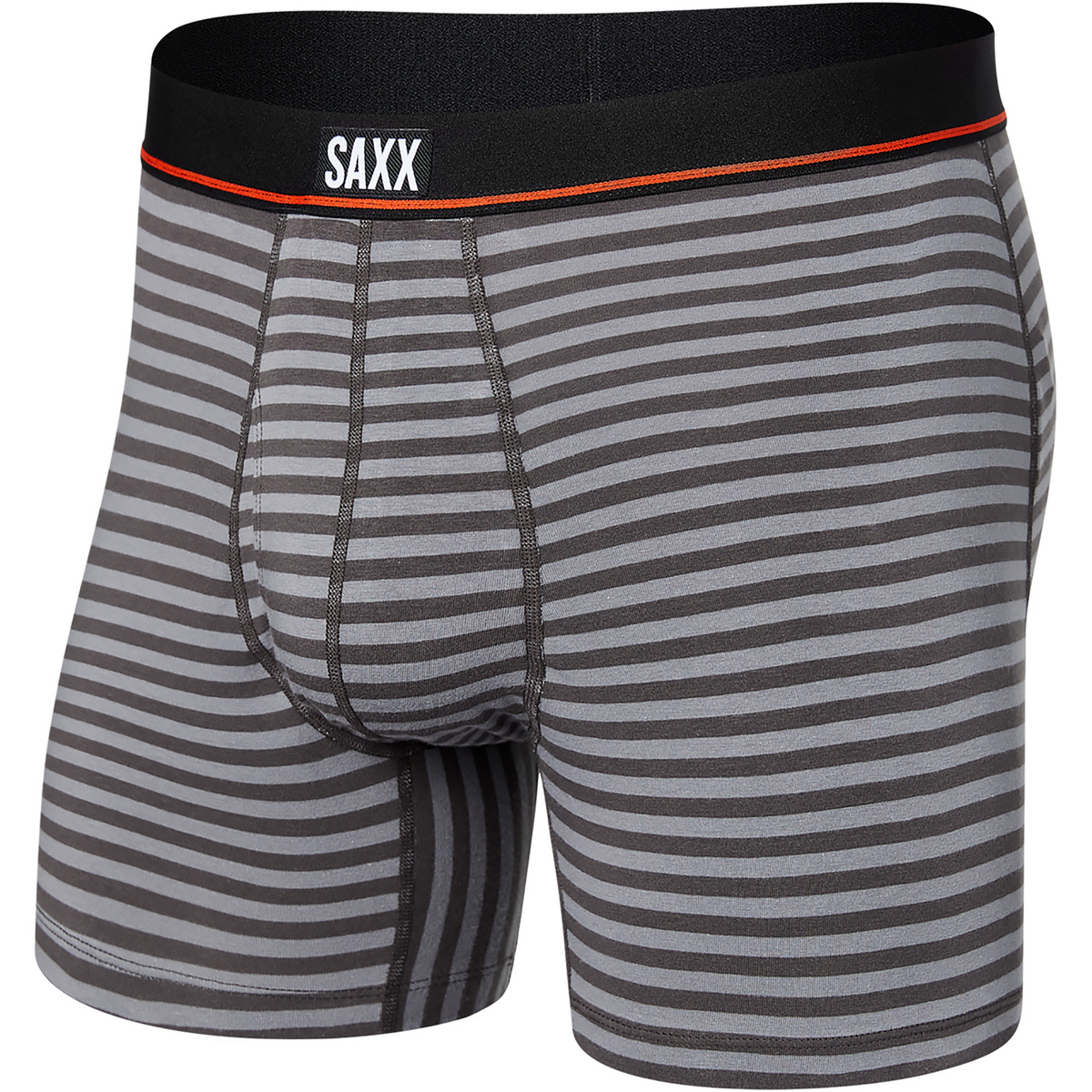 Saxx Underwear Uomo Boxer Non-Stop Stretch Cotton (Taglia M, Grigio)
