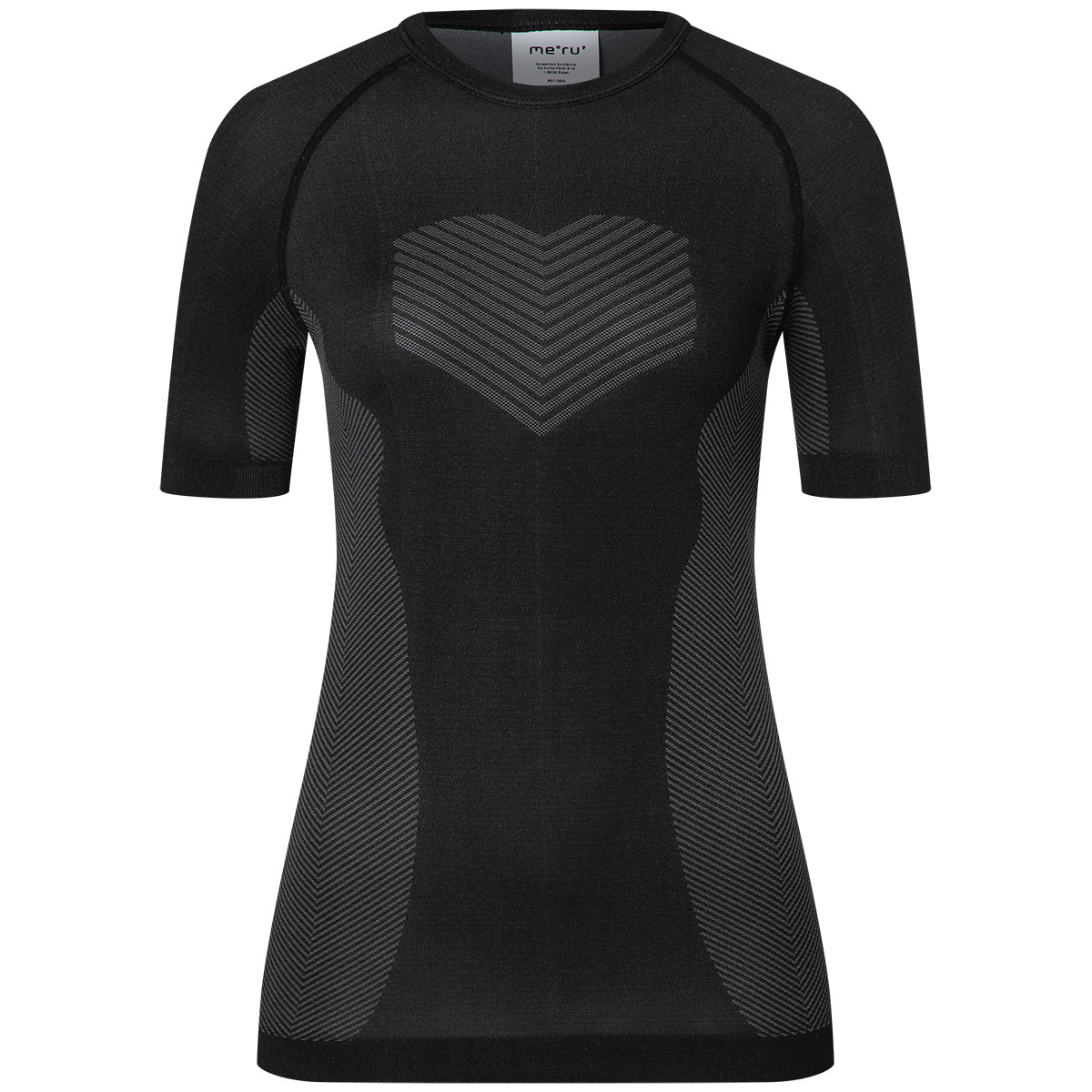 Meru Femme T-shirt Atka (taille S, Noir)