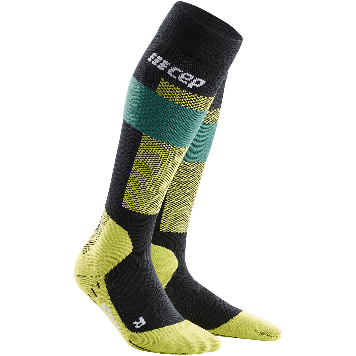 CEP Donna Calze Ski Merino (Taglia 34 , Verde oliva)