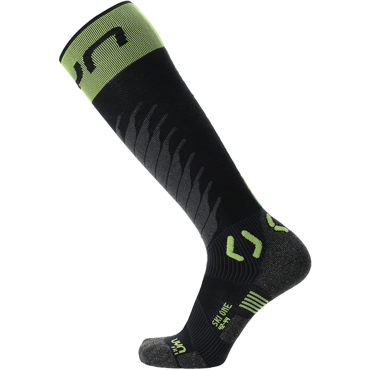 Uyn Herren Ski One Merino Socken (Größe 45 , schwarz)