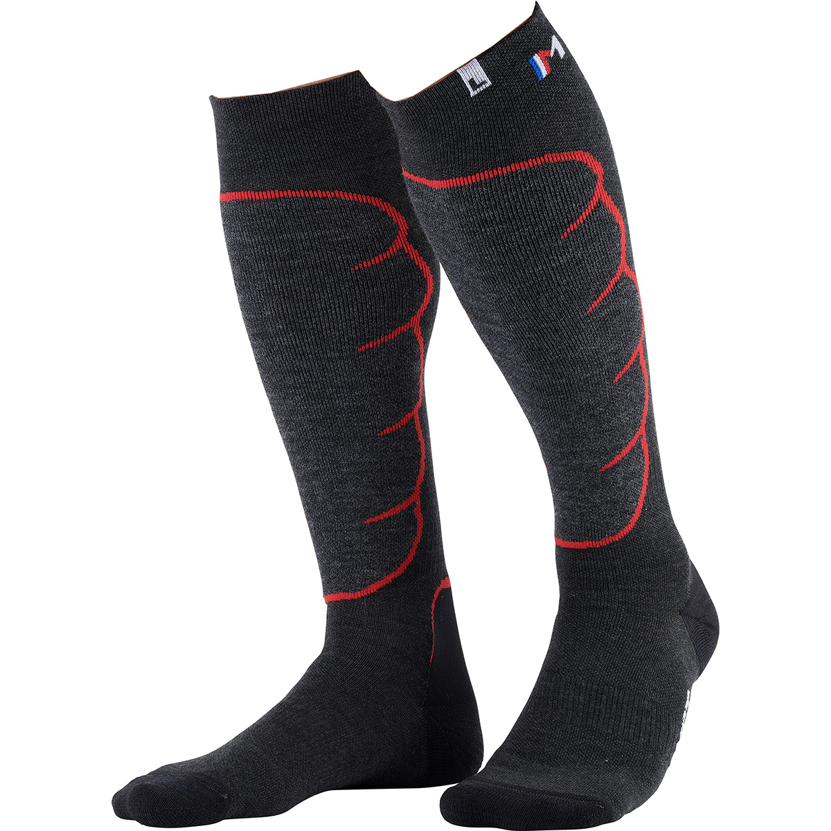 Monnet Calzini da scialpinismo X-Light (Taglia 37 , Nero)