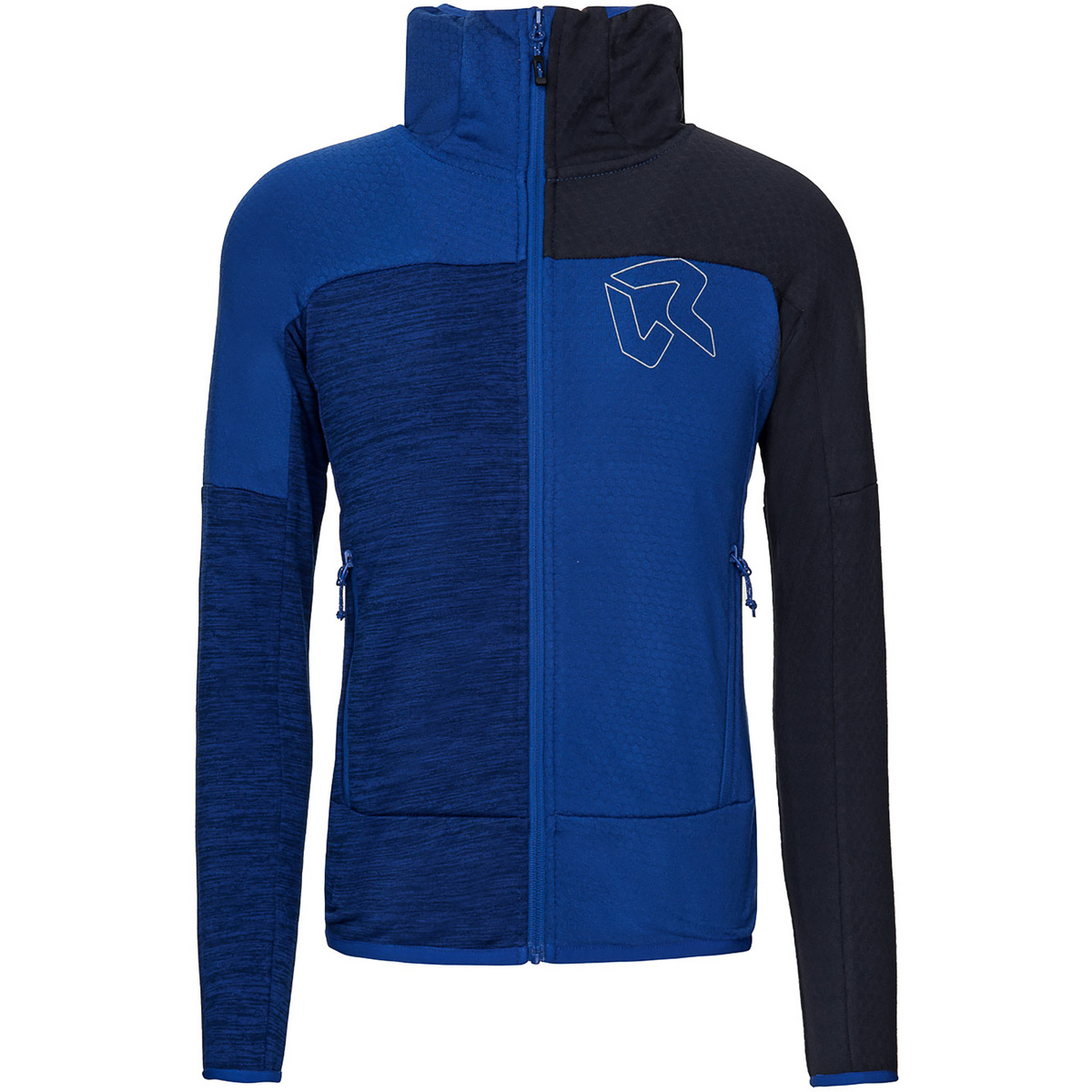 Rock Experience Kinder Kobra Hoodie Fleece Jacke (Größe 128, blau)