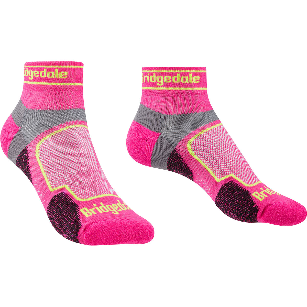 Bridgedale Donna Calze Ultralight T2 Coolmax® Sport Low (Taglia 41 , Magenta)