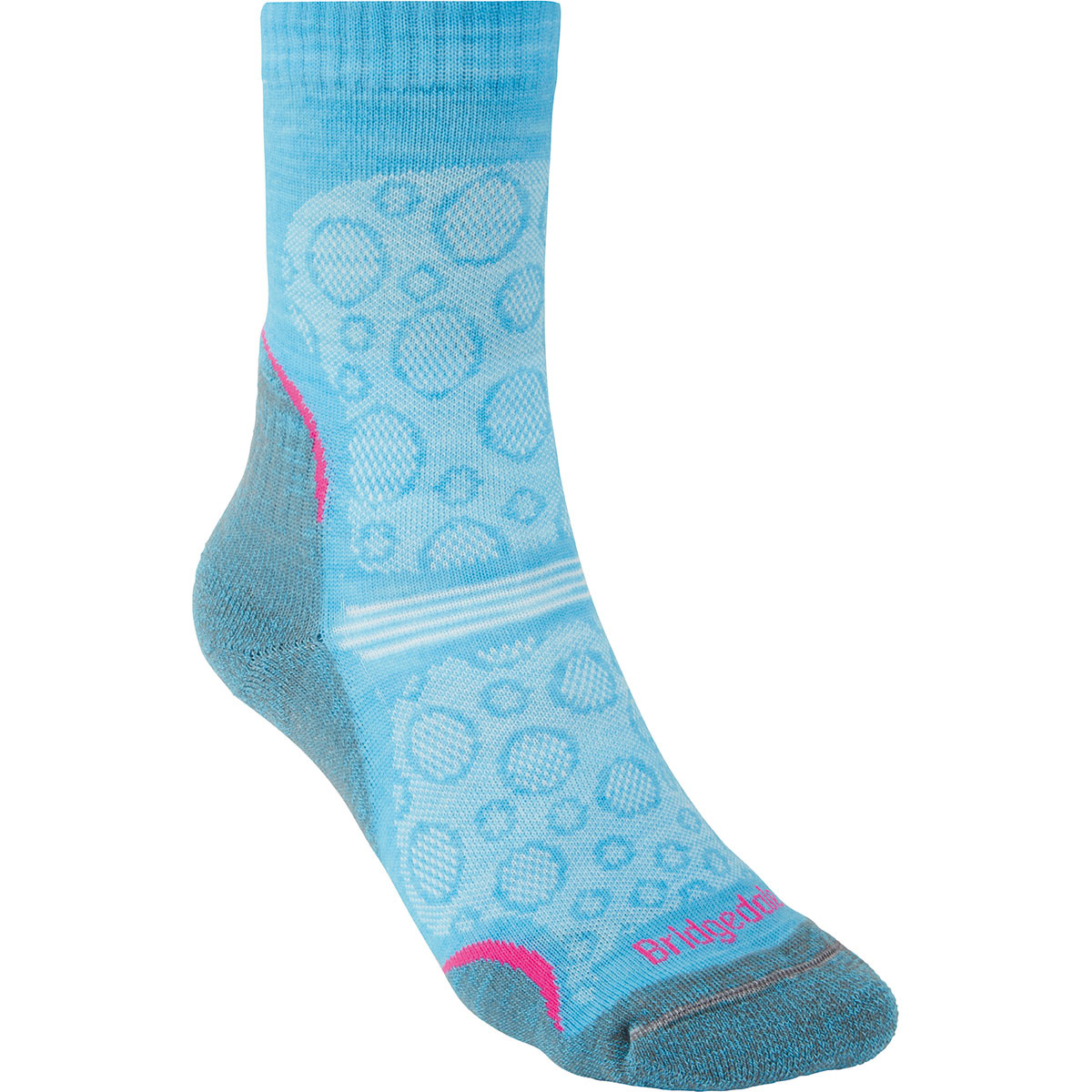 Bridgedale Donna Calzini Hike UL Merino Performance Crew (Taglia 41 , Blu)