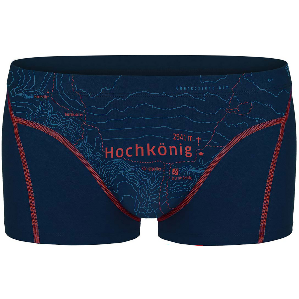Ein schöner Fleck Erde Uomo Boxer Hochkönig (Taglia M, Blu)