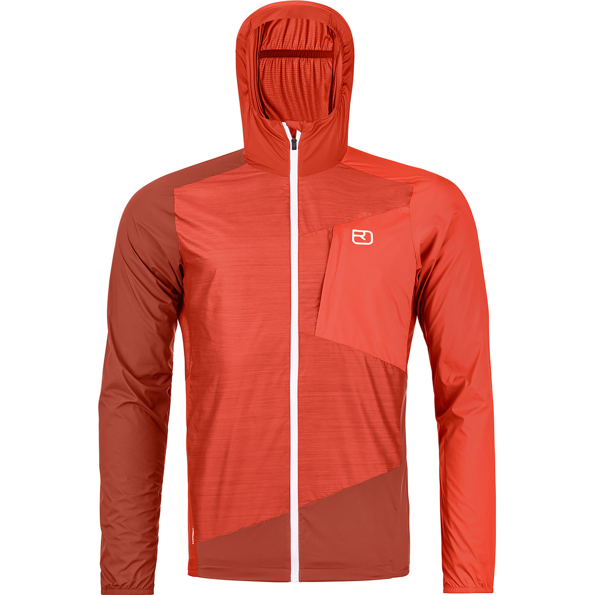 Ortovox Herren Windbreaker Jacke (Größe XXL, rot)