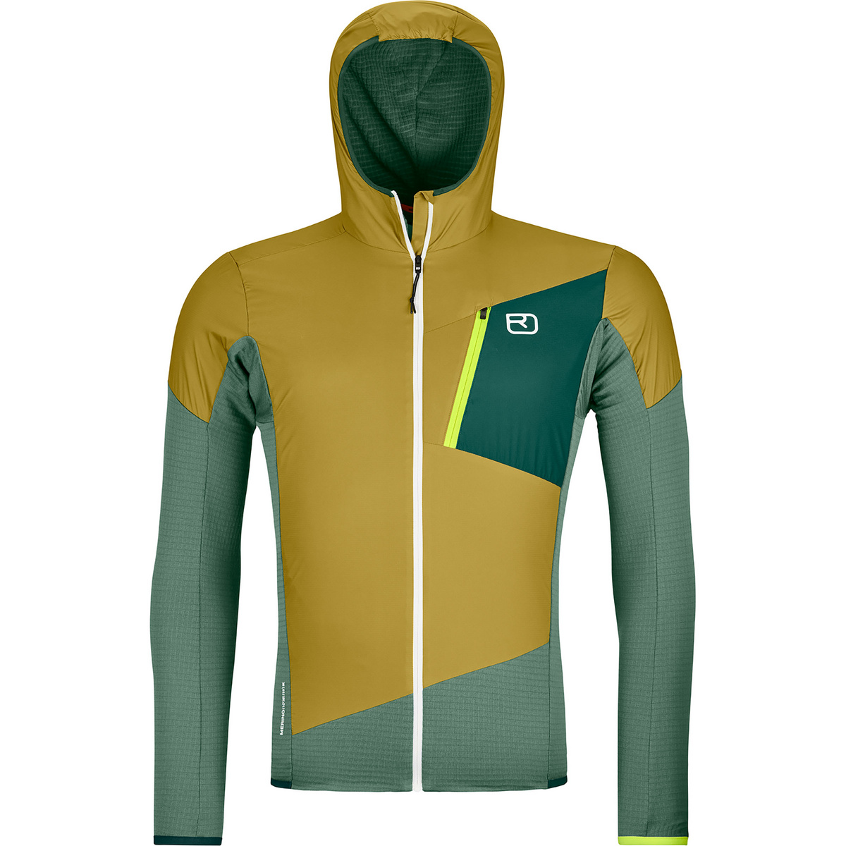 Ortovox Herren Ladiz Hybrid Jacke (Größe L, gruen)