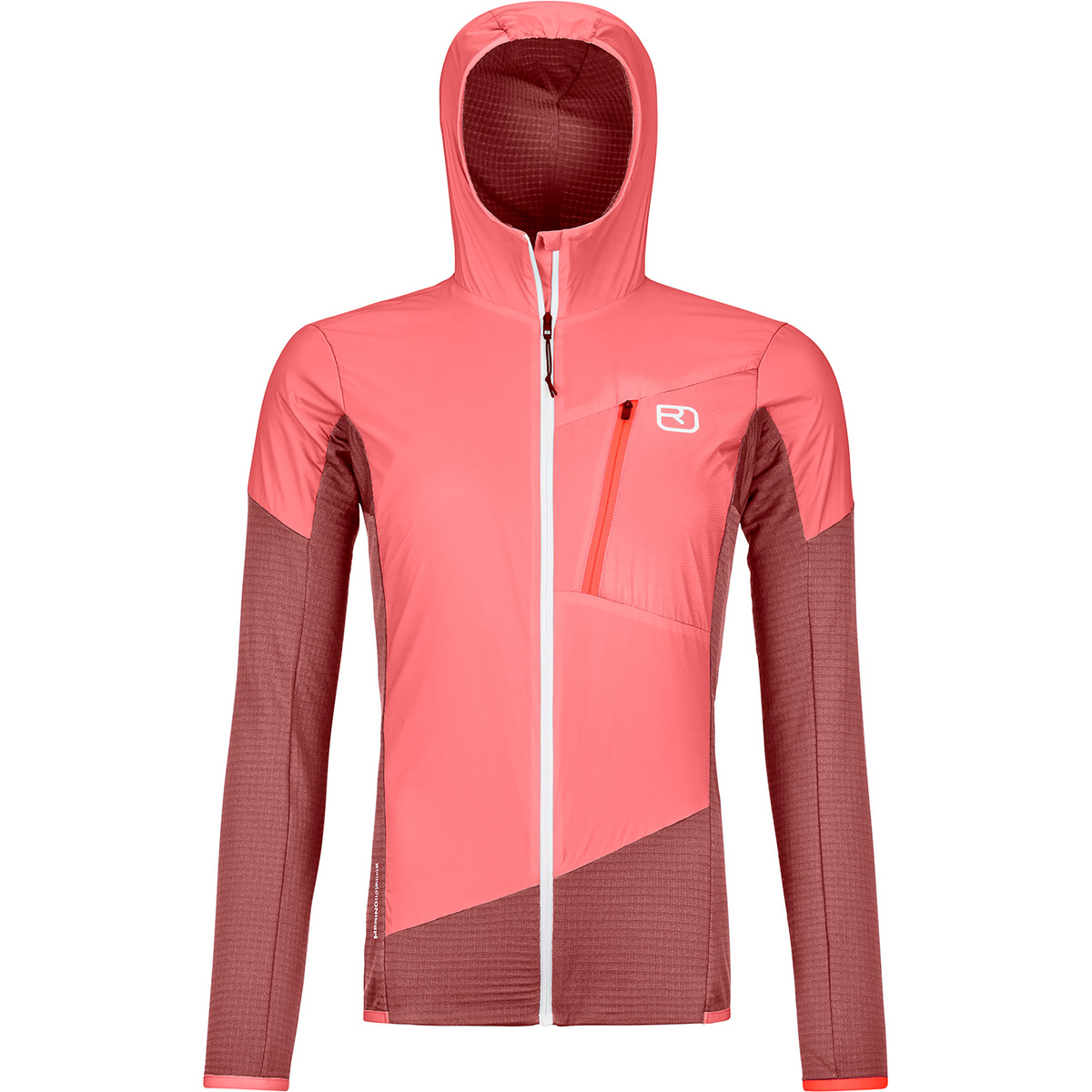 Ortovox Femme Veste Ladiz Hybrid (taille XL, Rose vif)