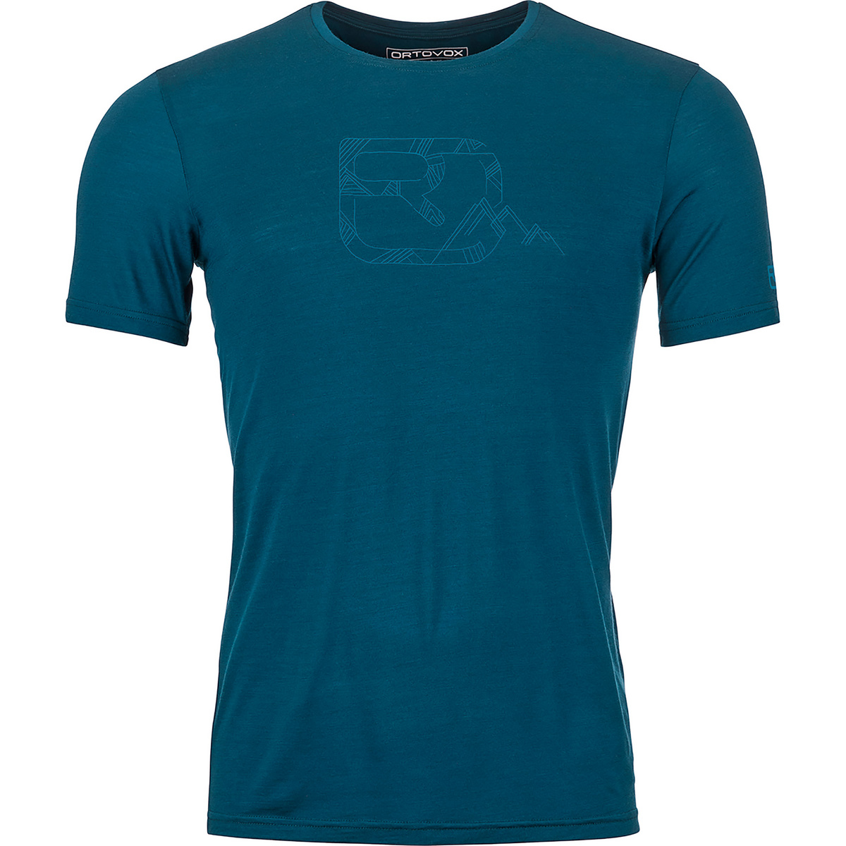 Image of Ortovox Uomo T-Shirt 120 Cool Tec Mtn Logo