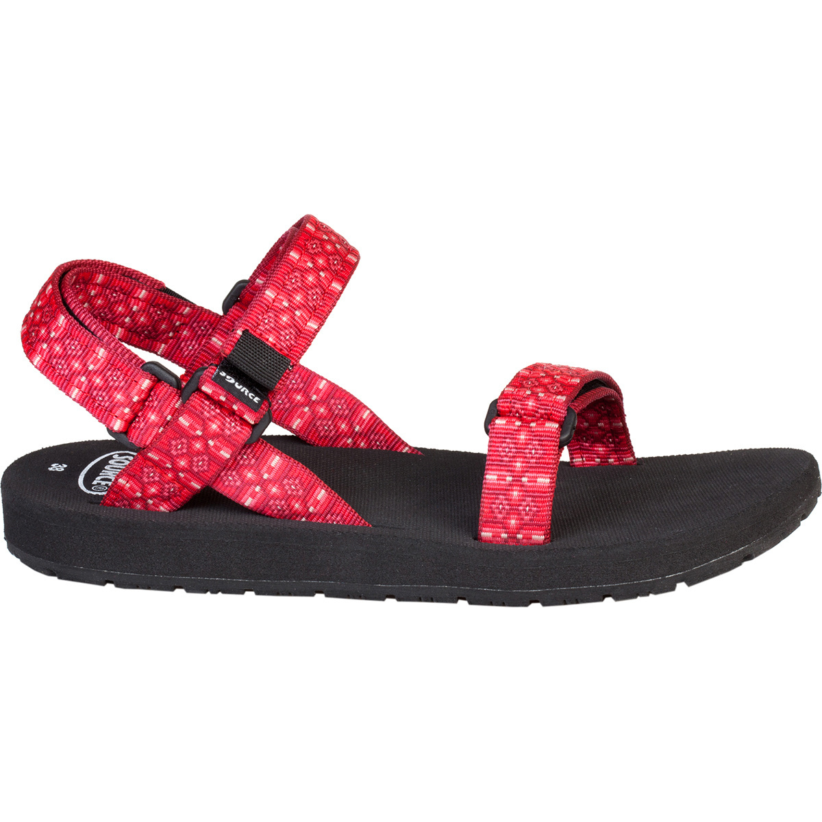 Source Donna Sandali Classic (Taglia 38, Rosso)