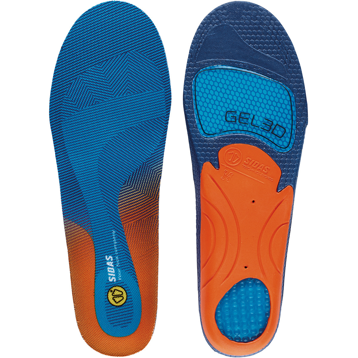 Sidas Cushioning Gel 3D Einlegesohle (Größe 35 , schwarz)