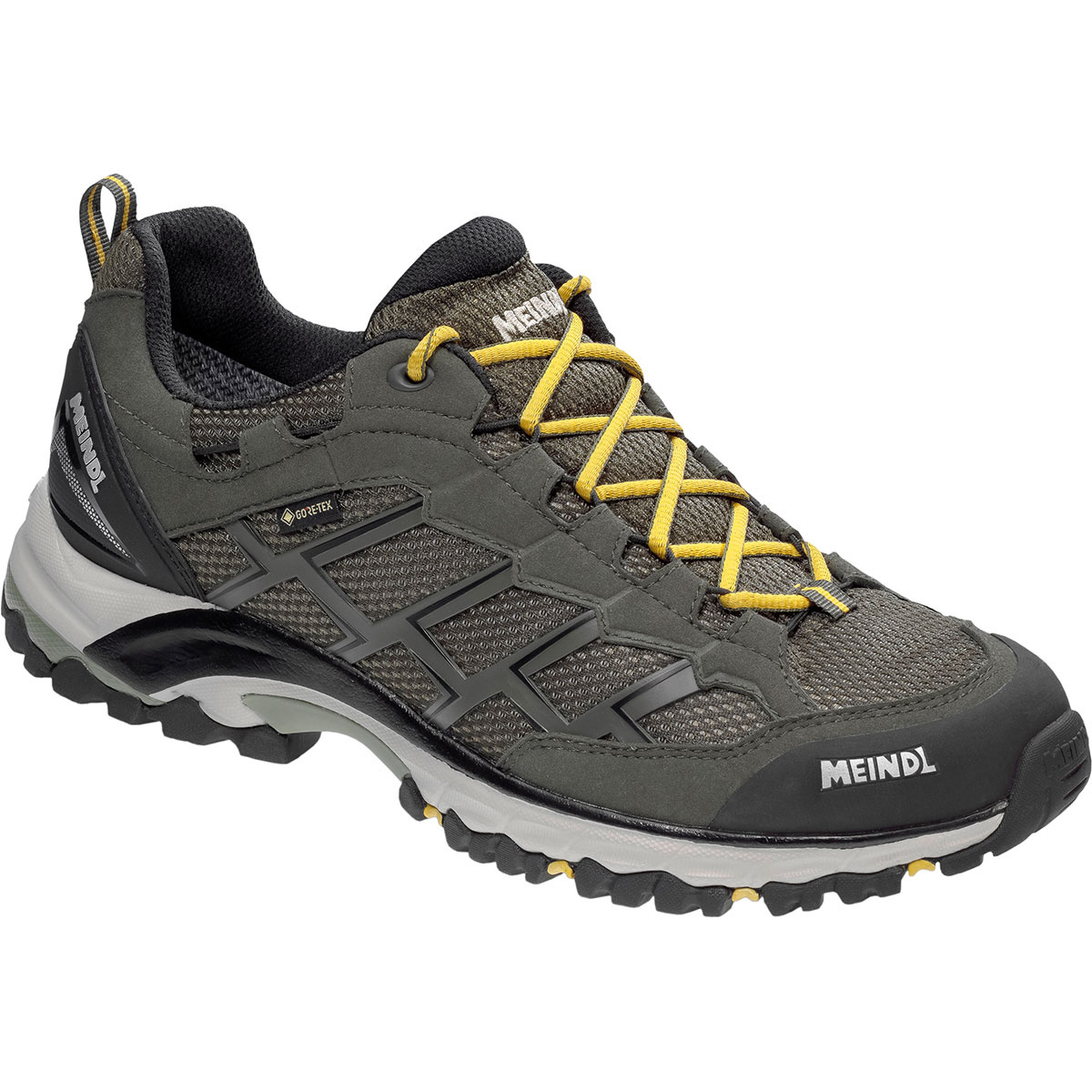 Meindl Uomo Scarponi Caribe GTX (Taglia 43, Verde oliva)