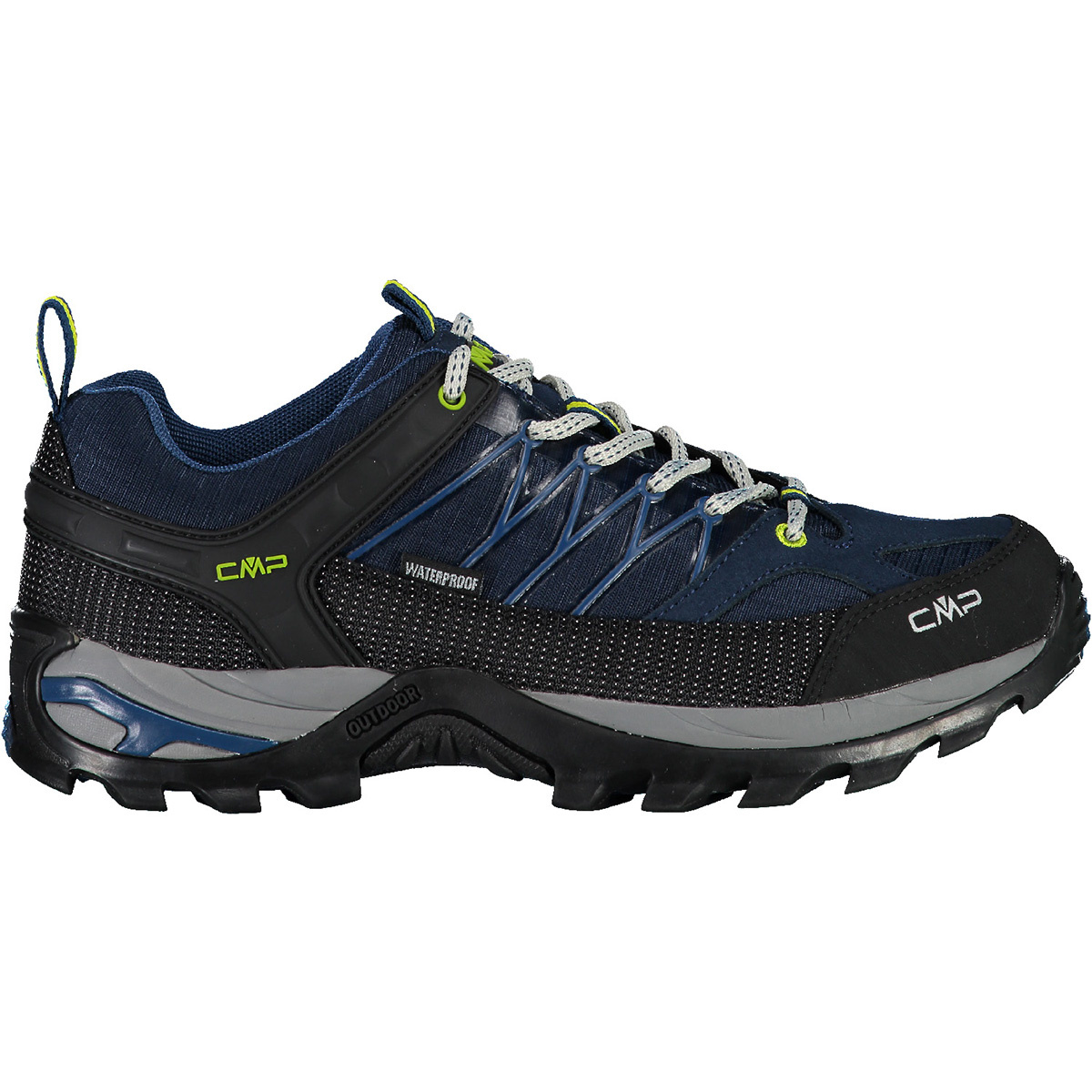 CMP Uomo Scarpe Rigel Low WP (Taglia 43, Blu)