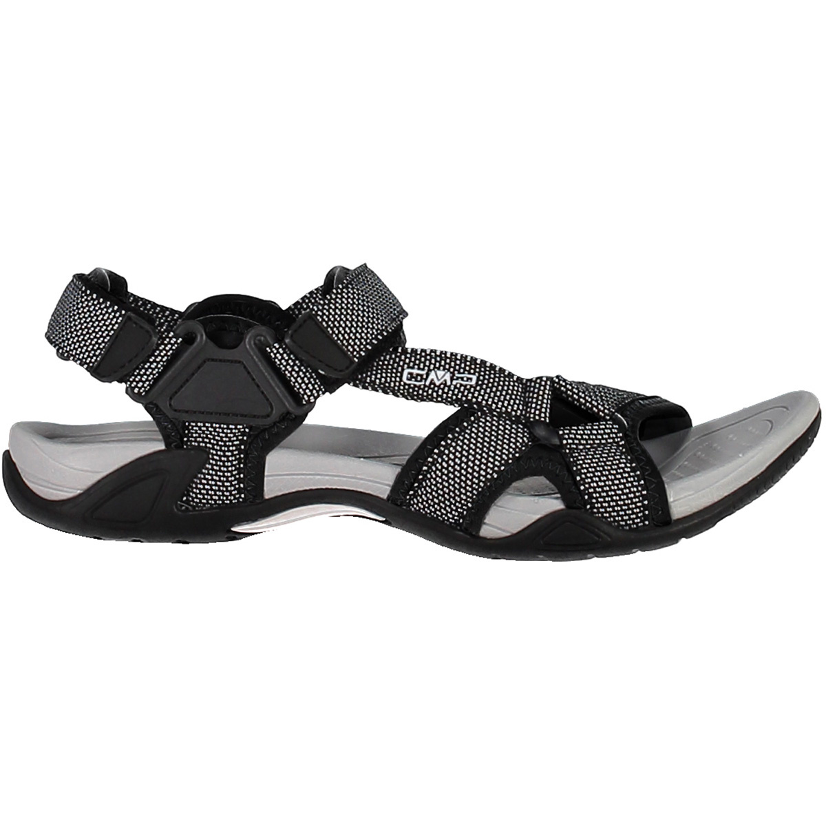 CMP Uomo Sandali Hamal Hiking (Taglia 39, Nero)
