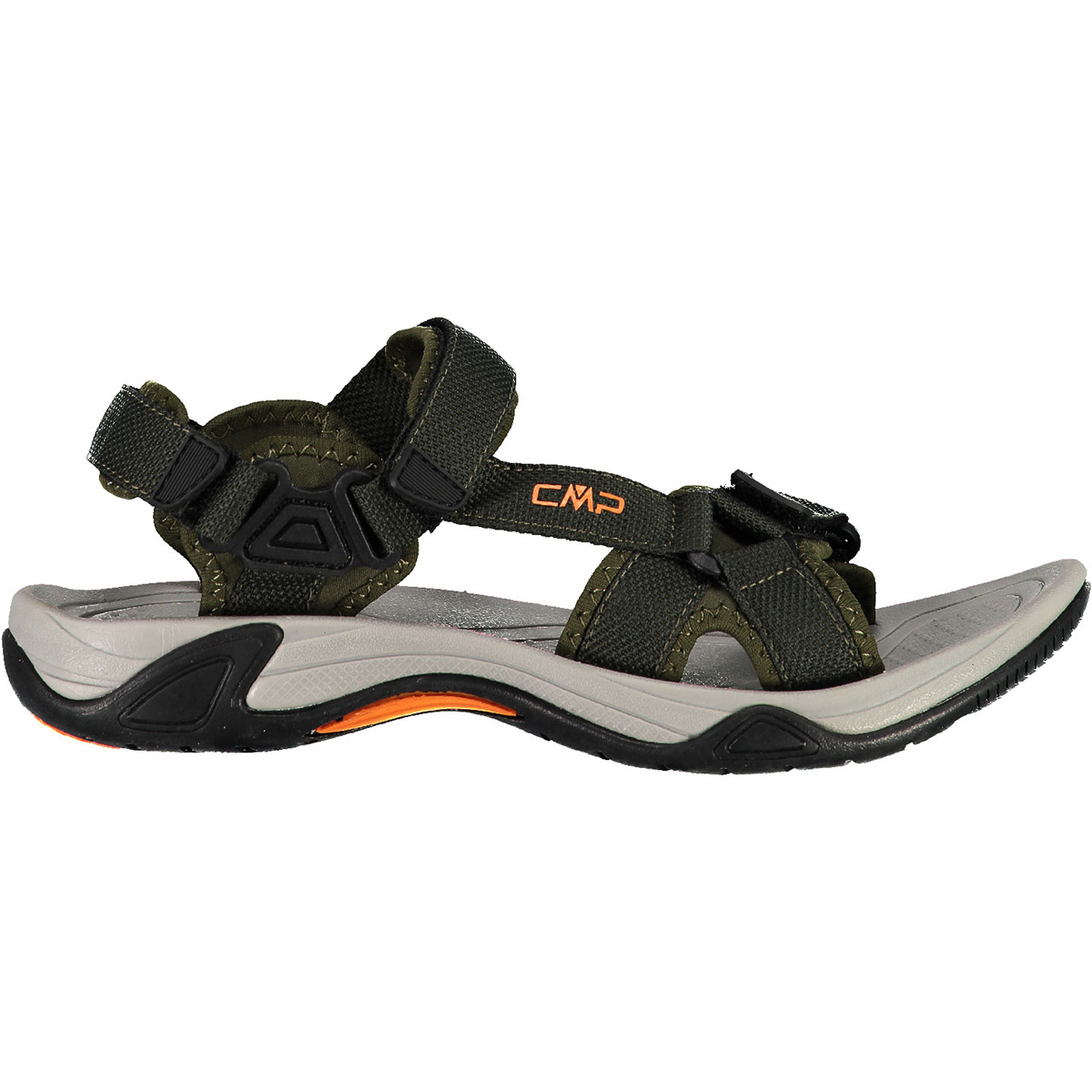 CMP Uomo Sandali Hamal Hiking (Taglia 40, Verde oliva)