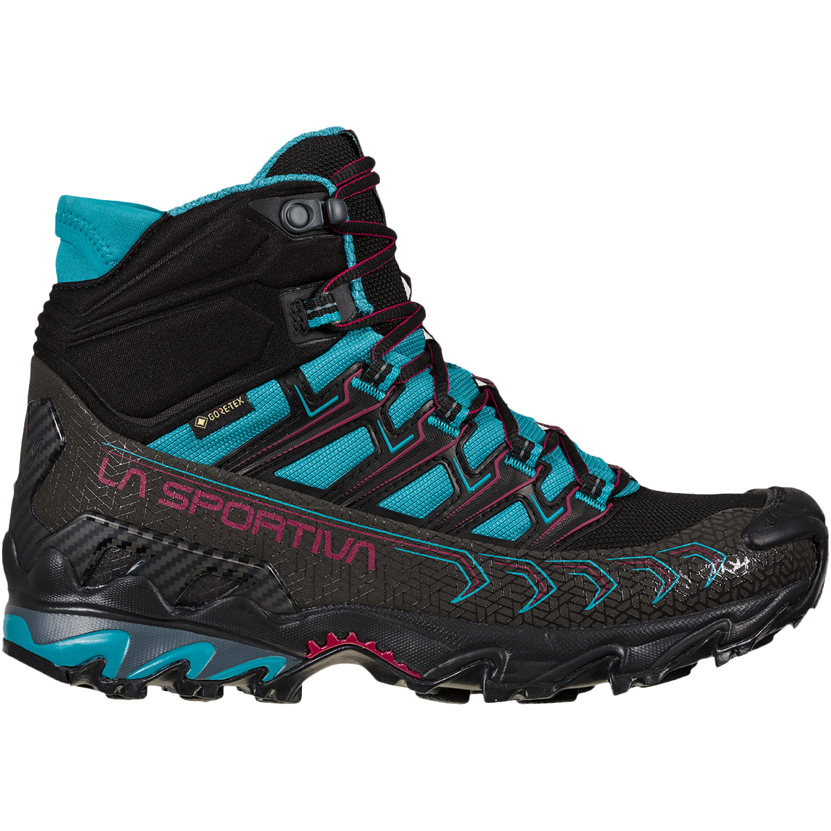 La Sportiva Damen Ultra Raptor II Mid GTX Schuhe (Größe 39.5, schwarz)