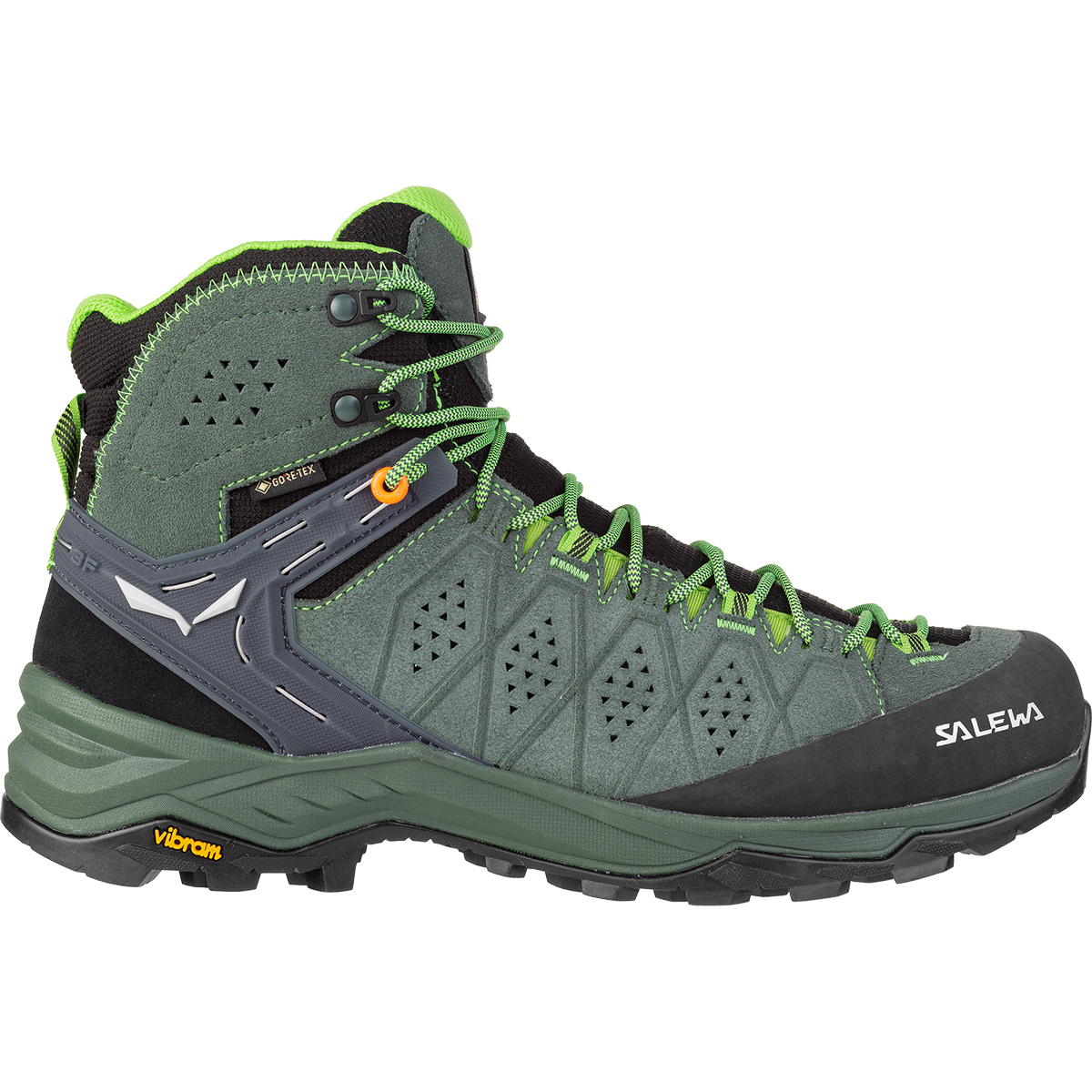 Salewa Uomo Scarponcini Alp Trainer 2 Mid GTX (Taglia 40.5, Verde)