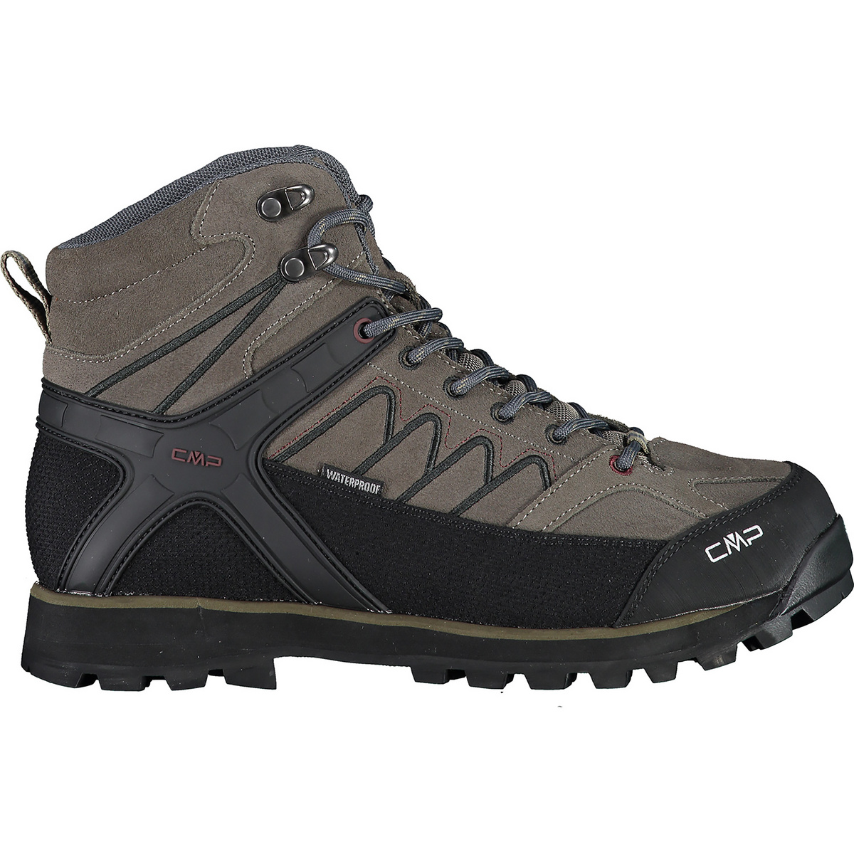 CMP Uomo Scarpe Moon Mid WP (Taglia 43, Marrone)
