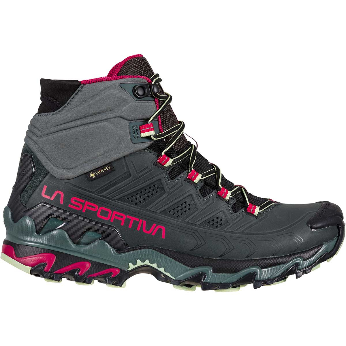 La Sportiva Donna Scarpe Ultra Raptor II Mid Leather GTX (Taglia 40.5, Nero)