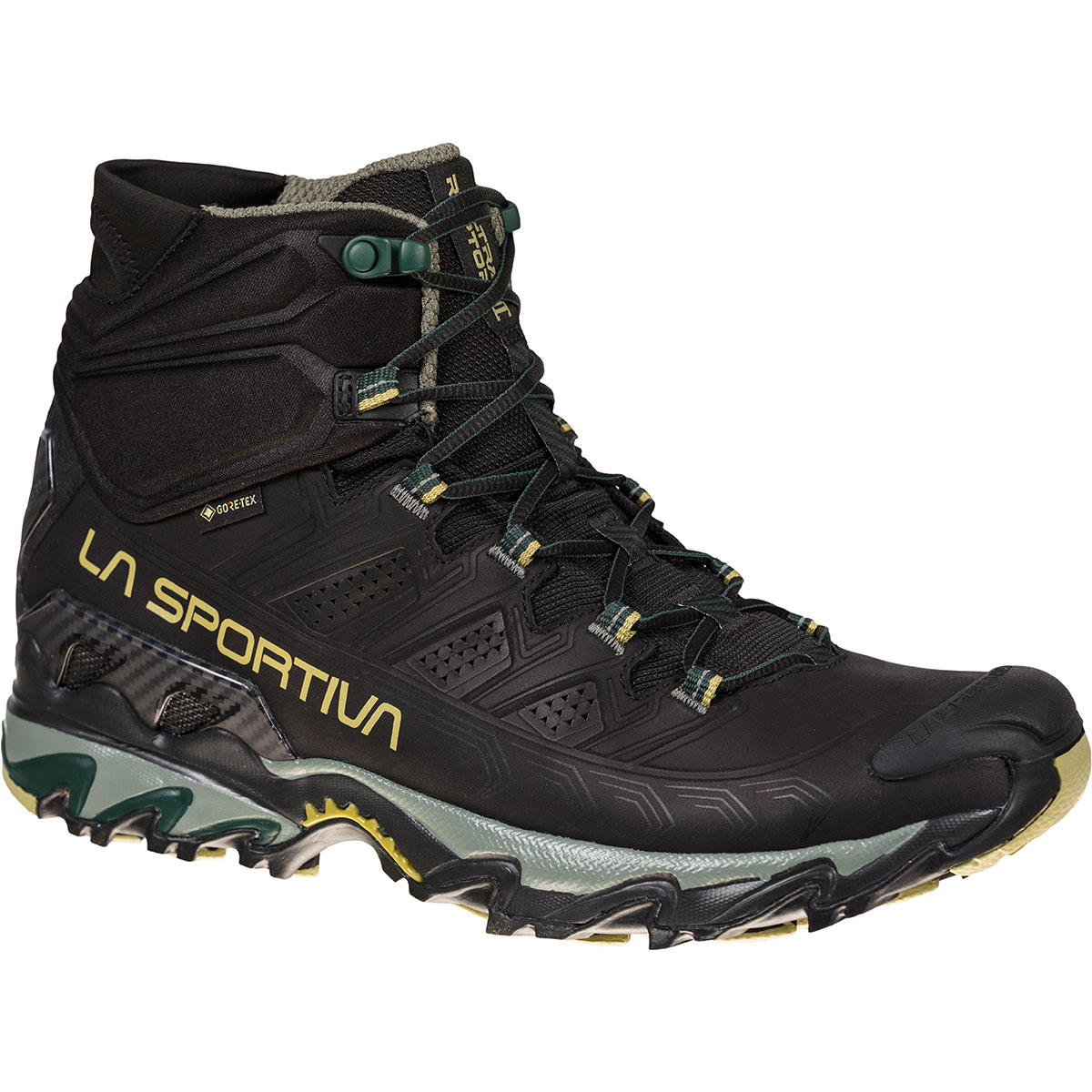 La Sportiva Uomo Scarpe Ultra Raptor II Mid Leather GTX (Taglia 41.5, Nero)