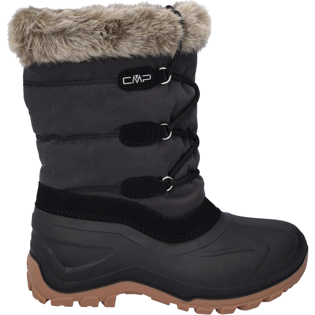 CMP Donna Scarpe Nietos Low (Taglia 37, Nero)