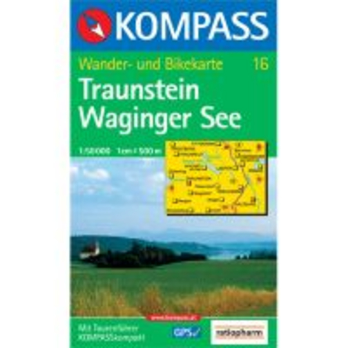 Image of Kompass Verlag WK 16 Traunstein - Wagingersee