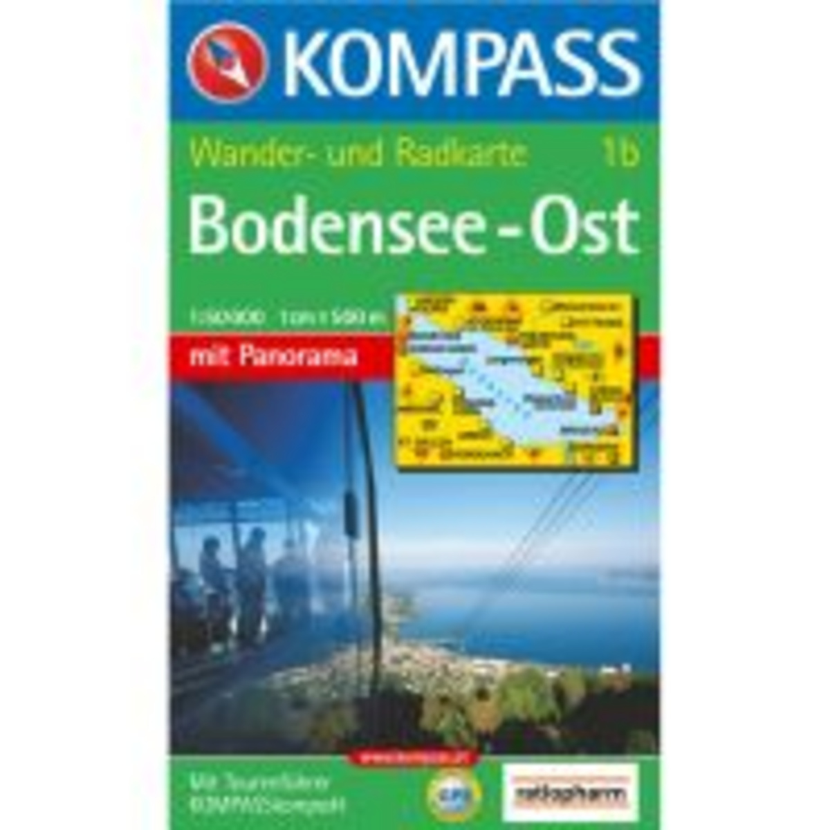 Image of Kompass Verlag WK 1b Bodensee - Ost