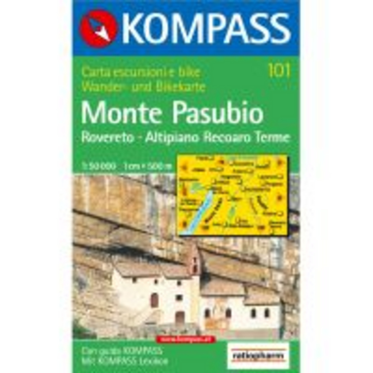 Image of Kompass Verlag WK 101 Rovereto - Monte Pasubio