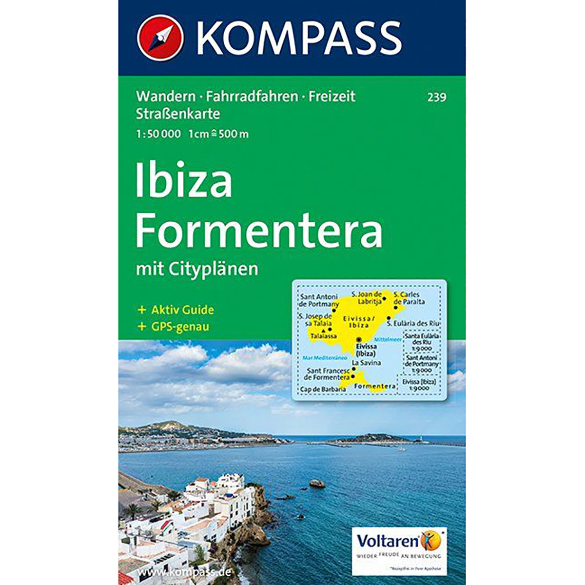 Image of Kompass Verlag WK 239 Ibiza - Formentera