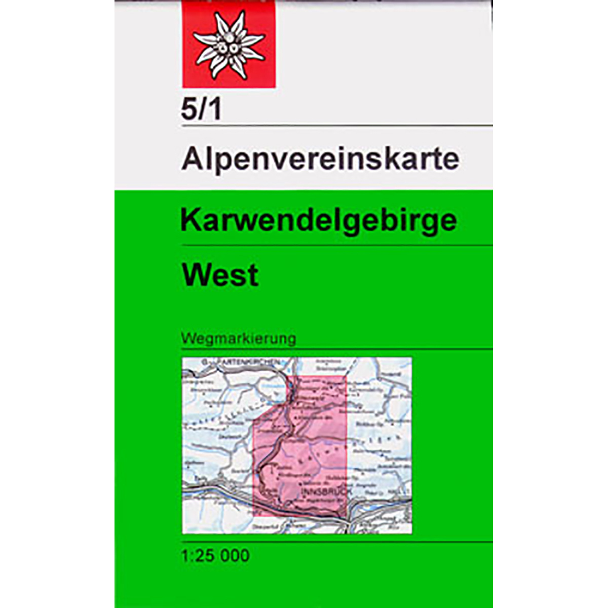 Image of DAV AV-Karte 5/1 Karwendelgebirge, West