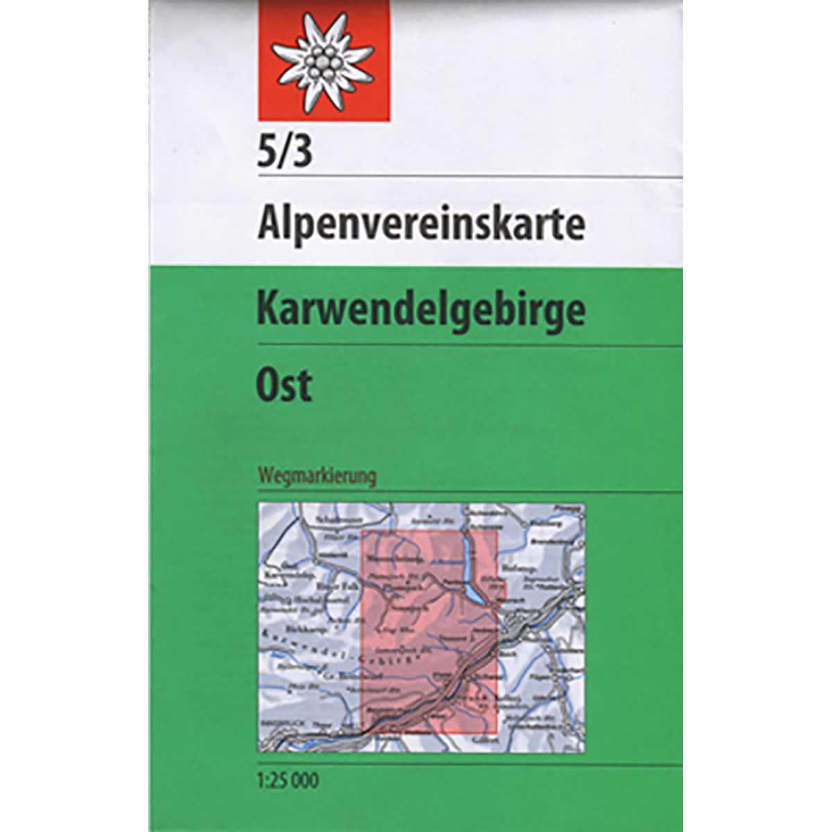 Image of DAV AV-Karte 5/3 Karwendelgebirge, Ost