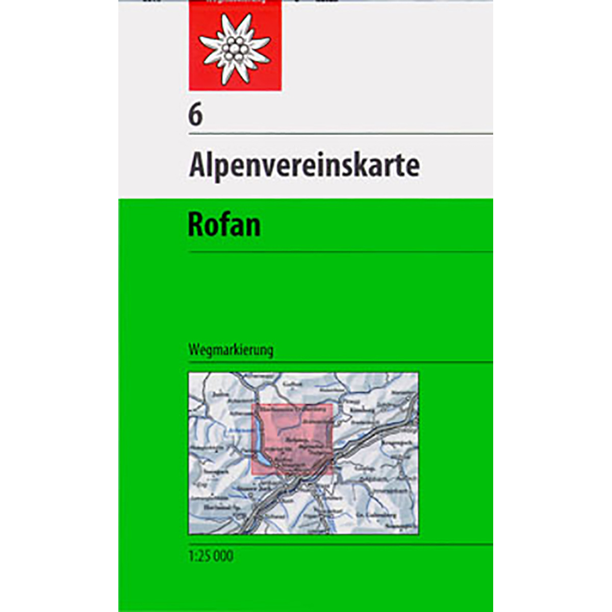 DAV AV-Karte 6 Rofan (Größe One Size)
