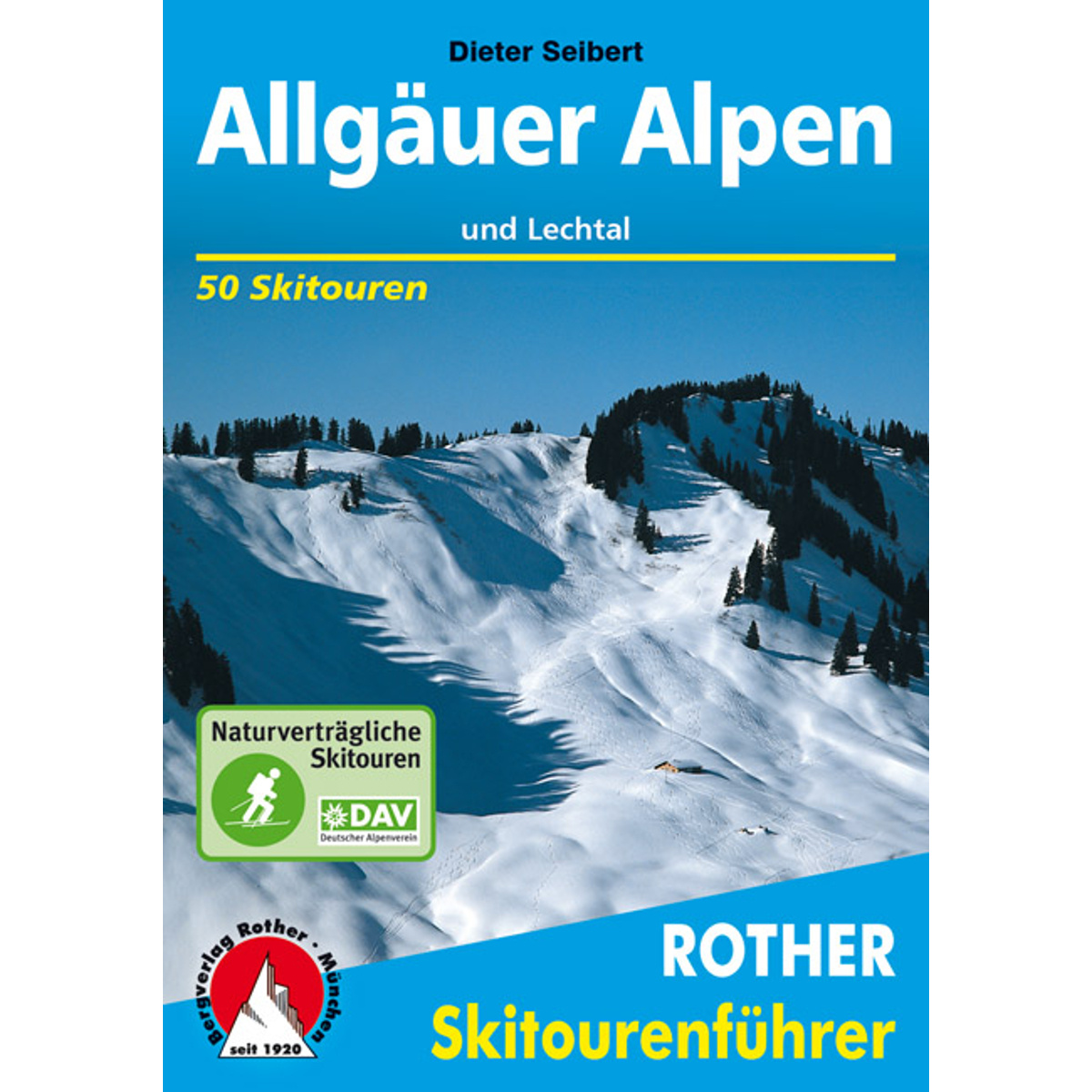 Rother Allgäuer Alpen et Lechtal Guide de randonnée à ski (taille One Size, 6. Aufl. 2021)