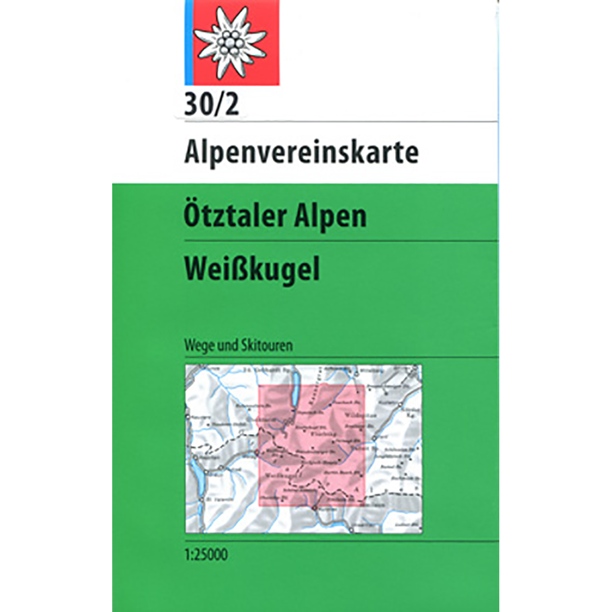 Image of DAV AV-Karte 30/2 Ötztaler Alpen Weißkugel