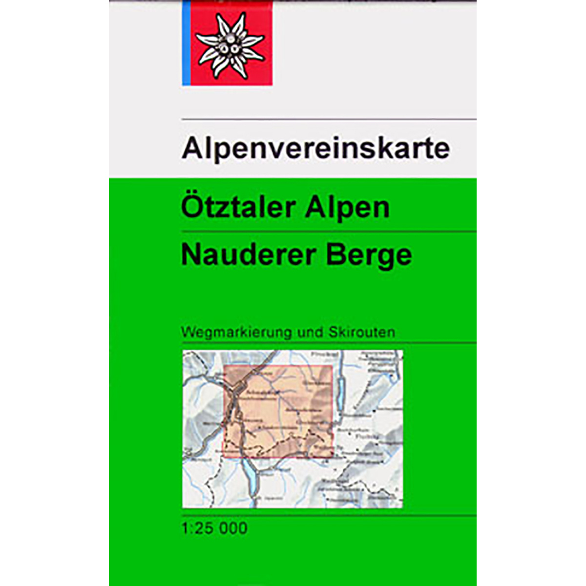 Image of DAV AV-Karte 30/4 Ötztaler Alpen Nauderer B. Skiroute