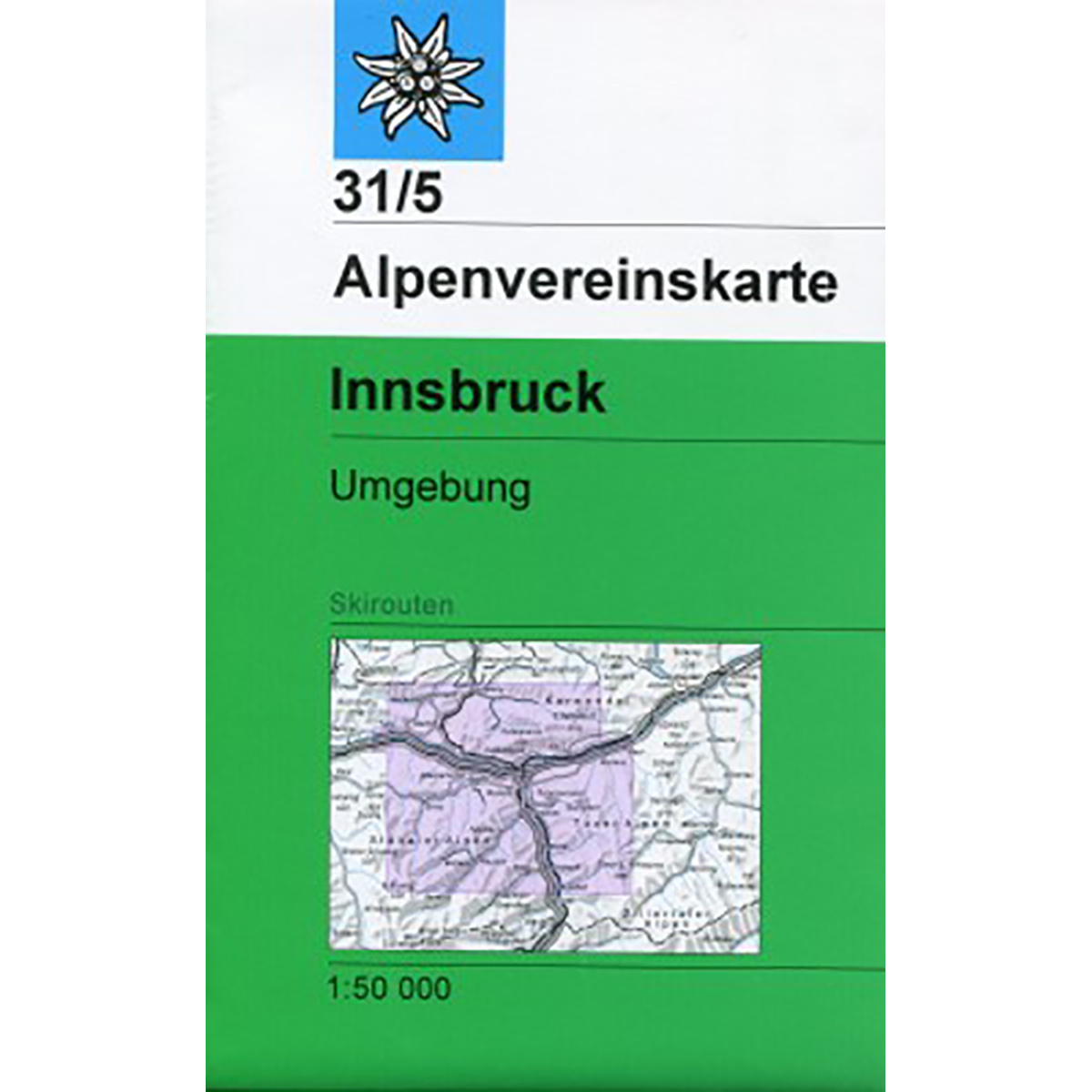 Image of DAV AV-Karte 31/5 Innsbruck Umgebung, Skirouten
