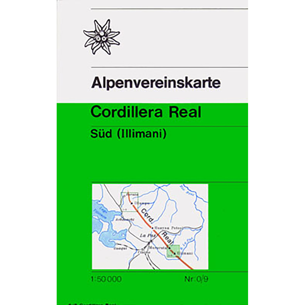 Image of DAV AV-Karte 0/9 Cordillera Real Süd (Illampu)