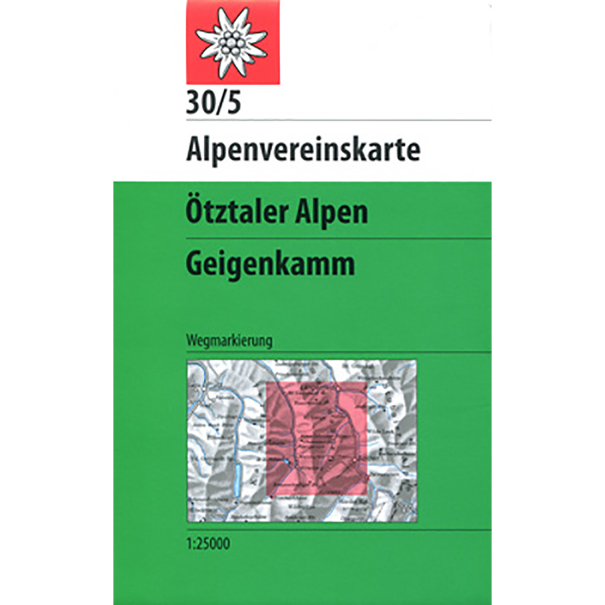 Image of DAV AV-Karte 30/5 Ötztaler Alpen Geigenkamm