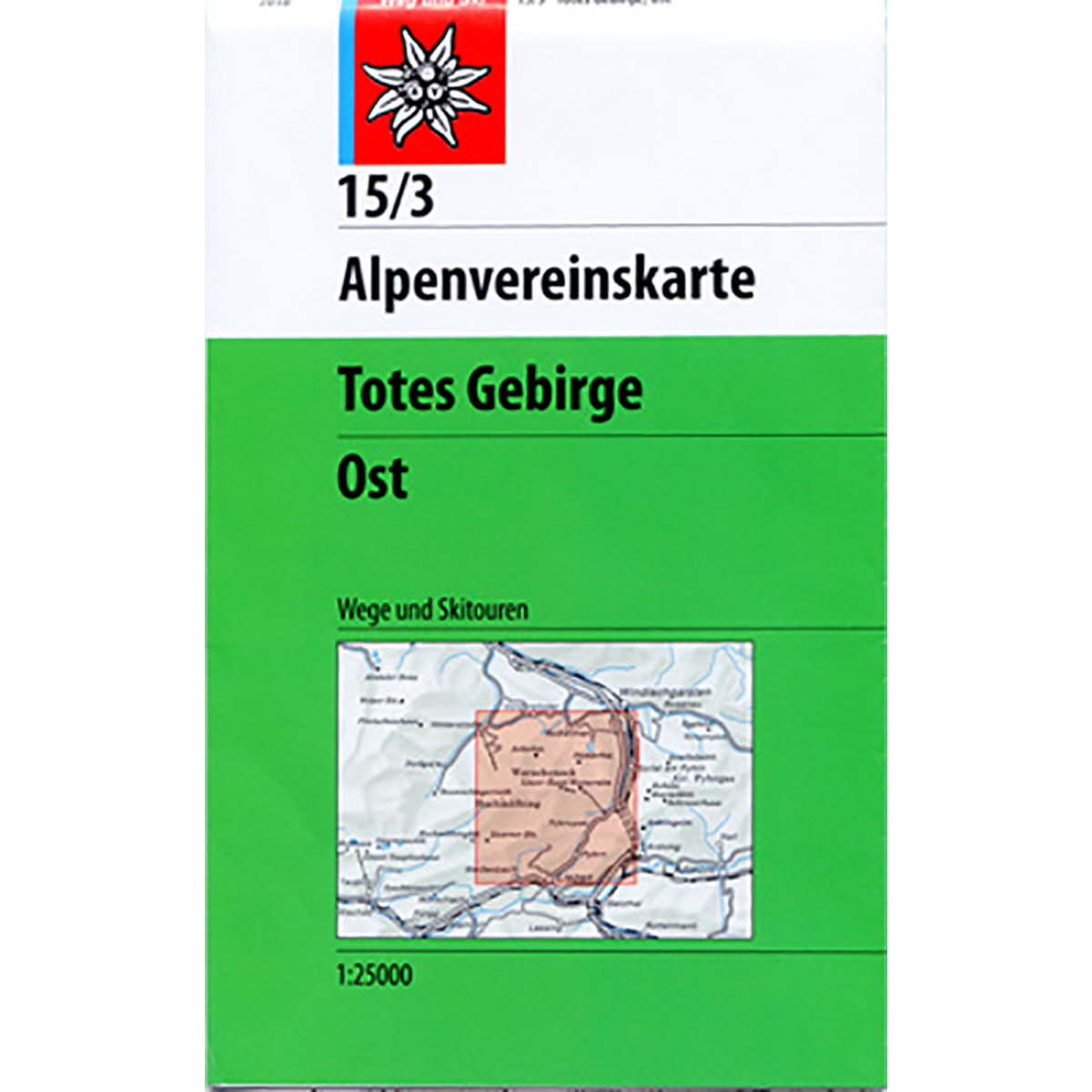 Image of DAV AV-Karte 15/3 Totes Gebirge Ost