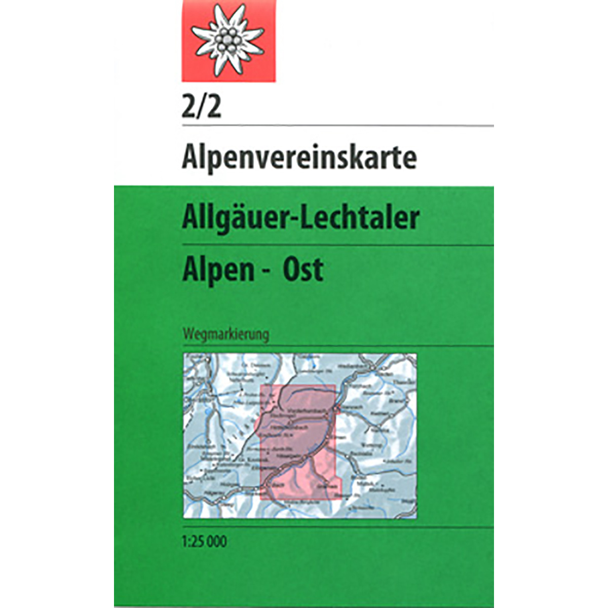 Image of DAV AV-Karte 2/2 Allgäuer- Lechtaler Alpen Ost