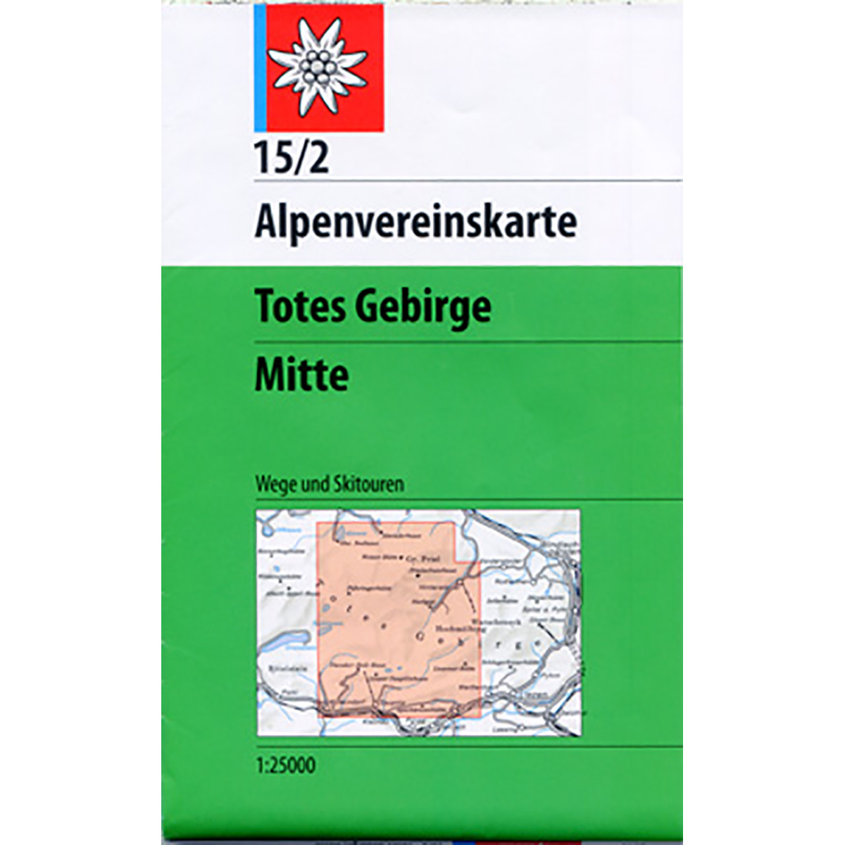 Image of DAV AV-Karte 15/2 Totes Gebirge Mitte