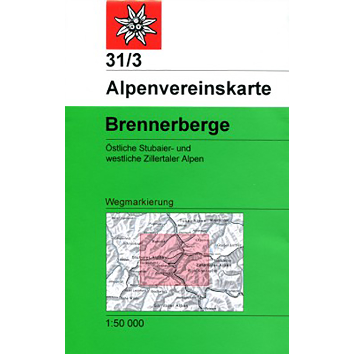 Image of DAV AV-Karte 31/3 Brennerberge