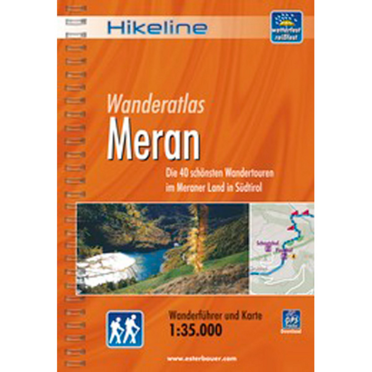 Image of Esterbauer Hikeline Meran Wanderatlas
