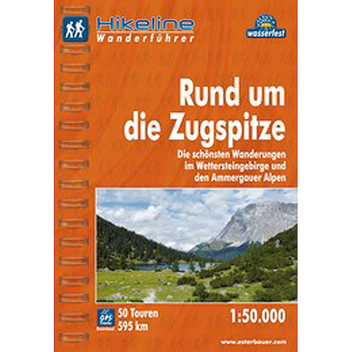Image of Esterbauer Guide escursionismo Hikeline Rund um die Zugspitze (lingua tedesca)