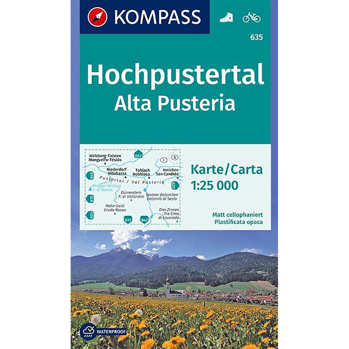 Image of Kompass Verlag WK 635 Hochpustertal - Alta Pusteria